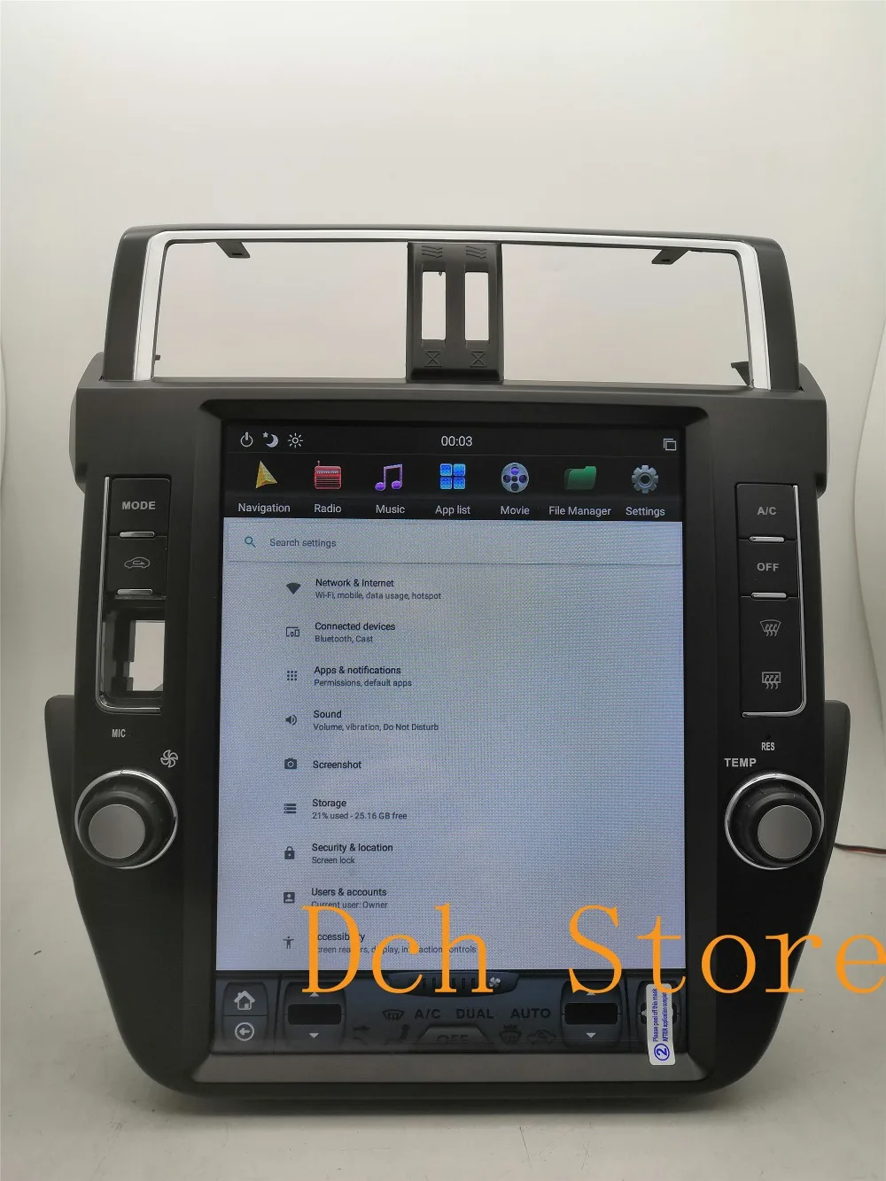 12,1 ''радио tesla стиль Android 8,1 автомобильный DVD gps навигатор для Toyota Land Cruiser Prado PX6 CARPLAY