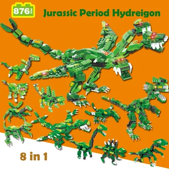 

Hipac Building Blocks Dinosaur Toys Jurassic Period Gifts for Boys Toys for Children Building Blocks Set Technic Figures