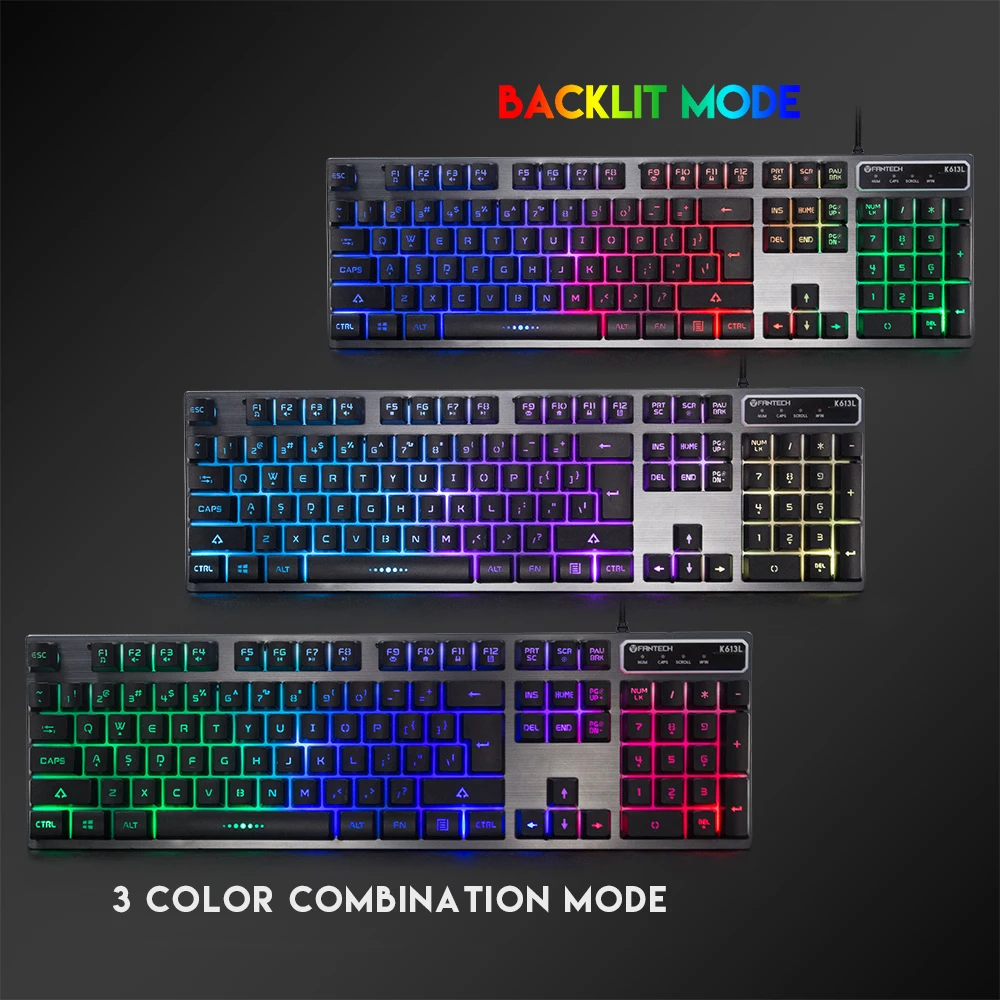 Профессиональная игровая клавиатура FANTECH K613L с 25 кнопками без конфликтов 104