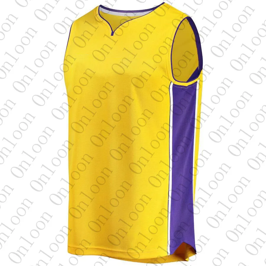 Мужские новые американские баскетбольные майки Loa Angeles Team Magic Johnson Kyle Kuzma Anthony Davis
