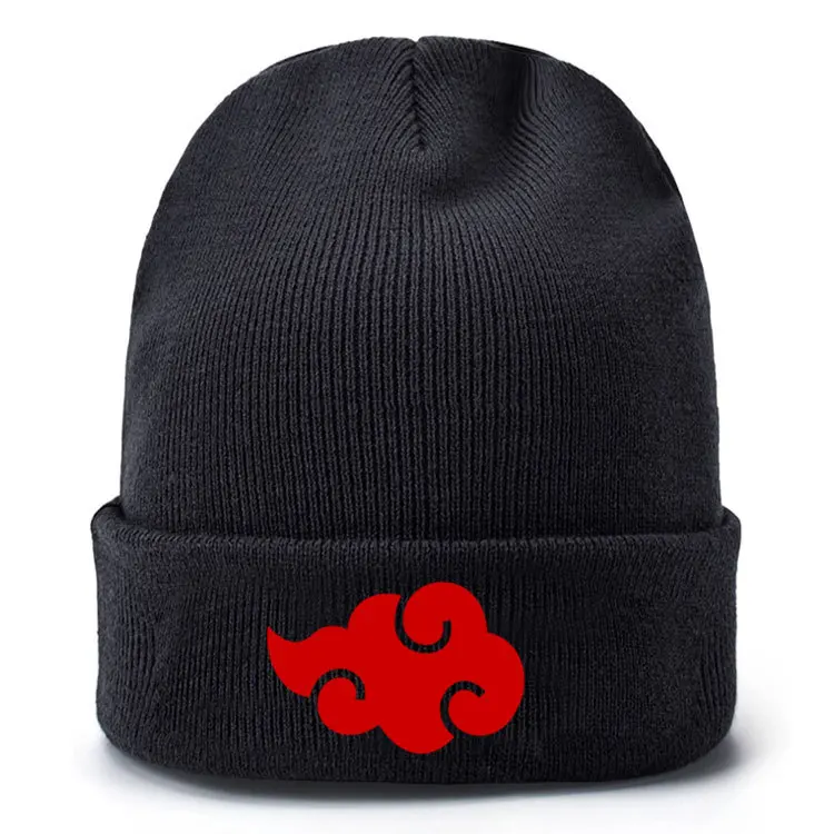 Cosplay&ware Anime Ninja Red Cloud Baseball Caps Knitted Winter Warm Hats Men Women Boys Girls Elastic Black -Zentai shop online H8e7890f6cf0b4c4ebe8191baf214054aP.jpg