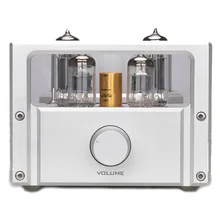 

BRZHIFI Silver 6F2-LY Single-ended Class A 6P1 Tube Amplifier 3.8WX2 Bluetooth-compatible 5.0 HIFI Audiophile Sound Home Amp