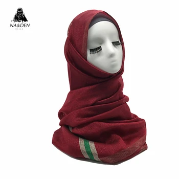 

Newest Women scarf viscose Solid colors Fashion stripe scarves long shawl muslim fashion hijab wrap bandana scarf fast shipping