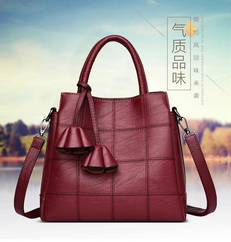

WOMEN'S Bag Retro Mommy Bag Europe And America Brand Joint Portable Shoulder Bag Middle-aged Bag Women's Large-Volume Shoulder B