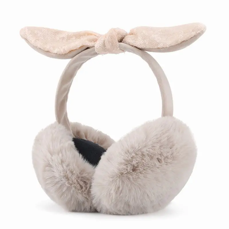

Women Earmuffs Winter Fashion Warm Outwear Big Bow-knot Ear Protection Travel Cycling Windproof Detachable Earmuffs
