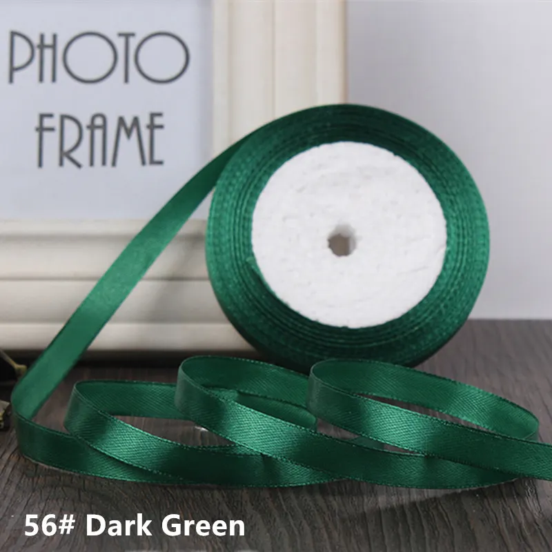 Elegant 25-Yard Grosgrain Satin Ribbon for DIY Wedding & Christmas Decorations, Crafting, Gift Wrapping, and Bow Making – 6mm to 50mm Width