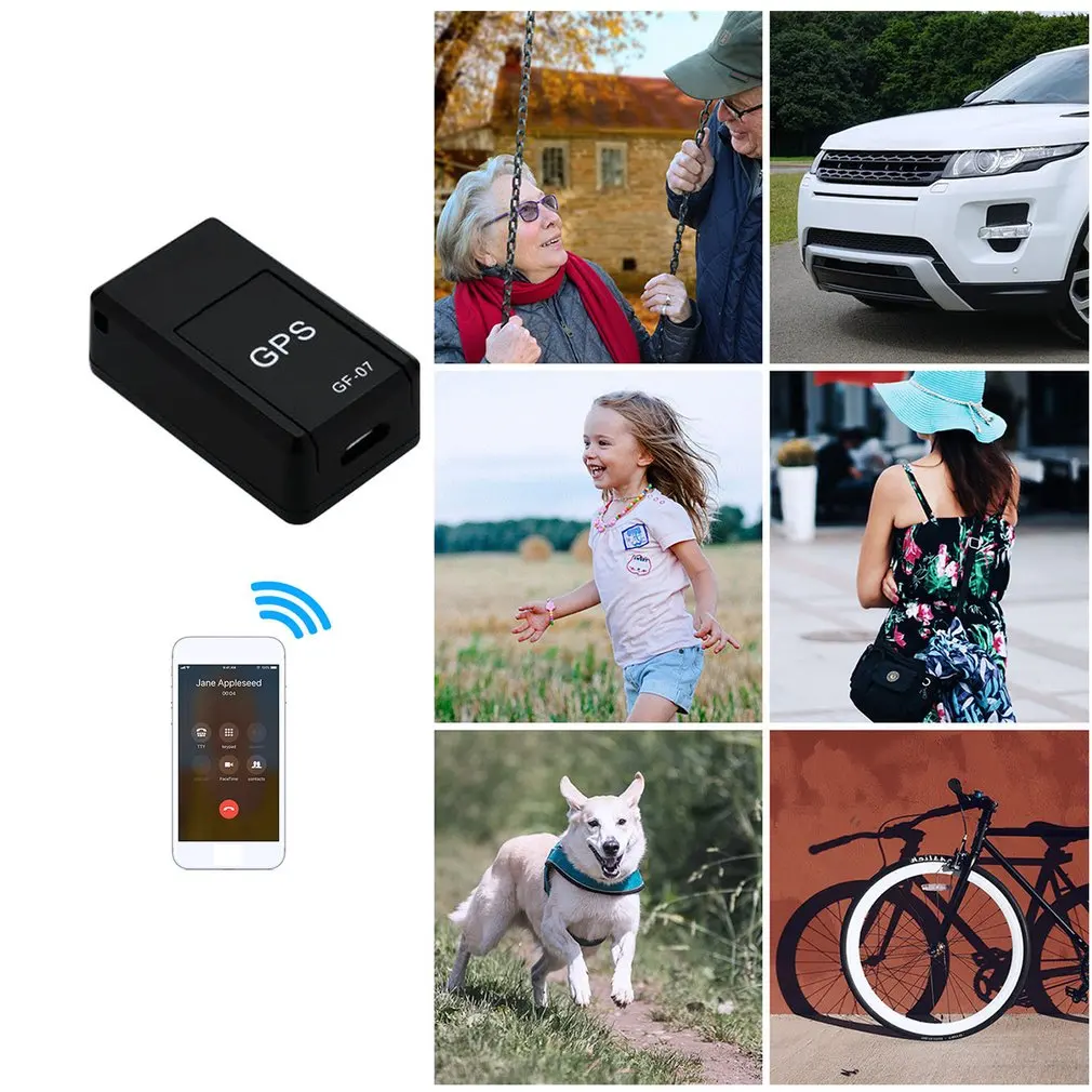 GF07 Magnetic Mini Car Tracker GPS Real Time Tracking Locator Device Magnetic GPS Tracker Real-time Vehicle Locator