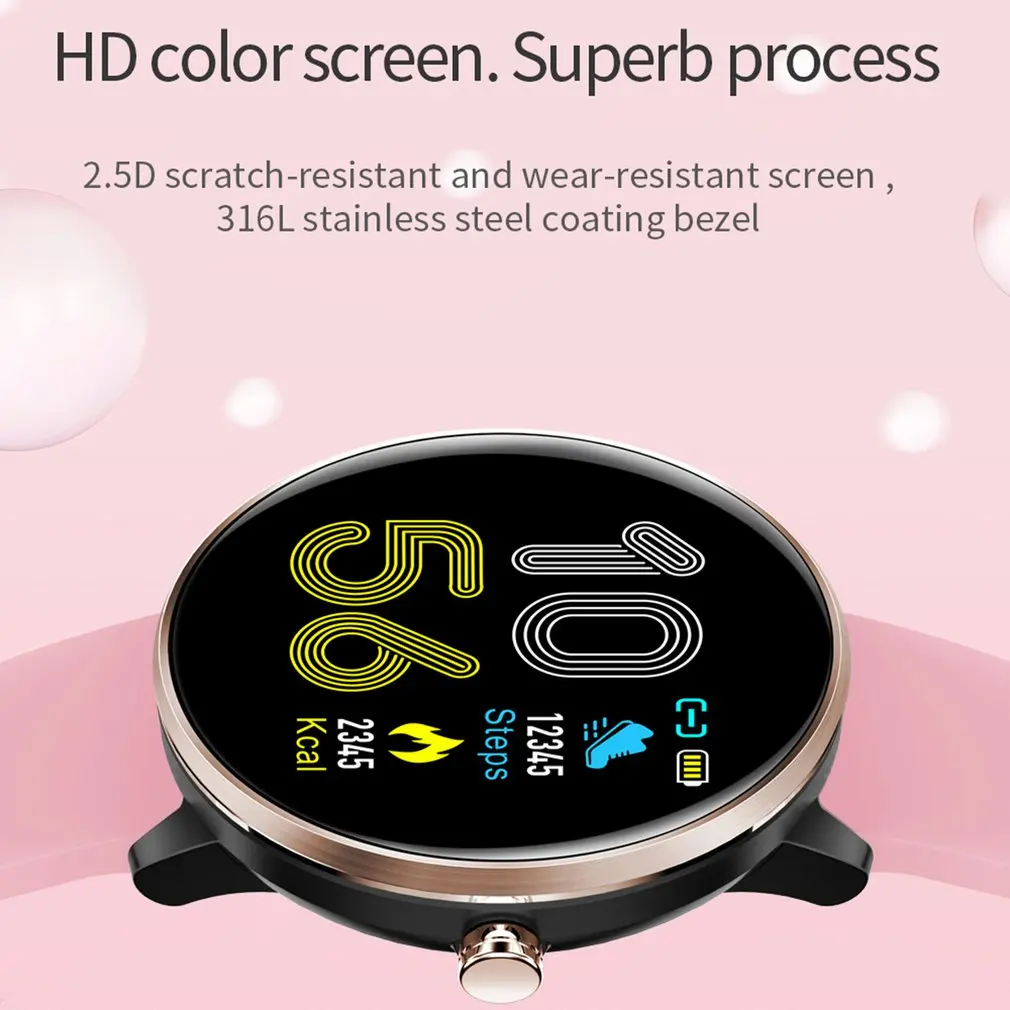 MX6 Smart watch IP68 Waterproof Sport watch Bracelet Band with Multi-Languages Manual Heart Rate Monitor For Android iOs