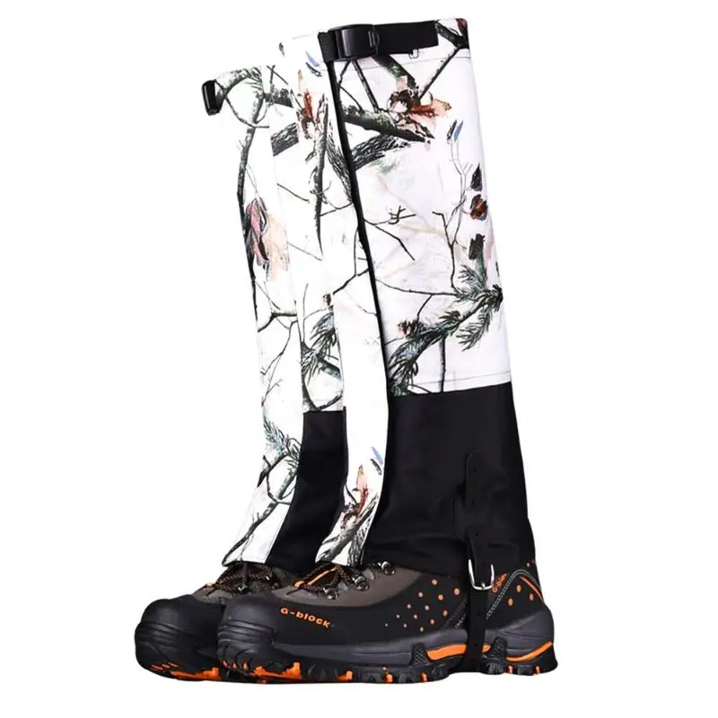 Skup Outdoor Hiking Walking śnieg kamuflaż narciarstwo Legging getry wspinaczka polowanie wodoodporna noga osłona ochronna oddychająca