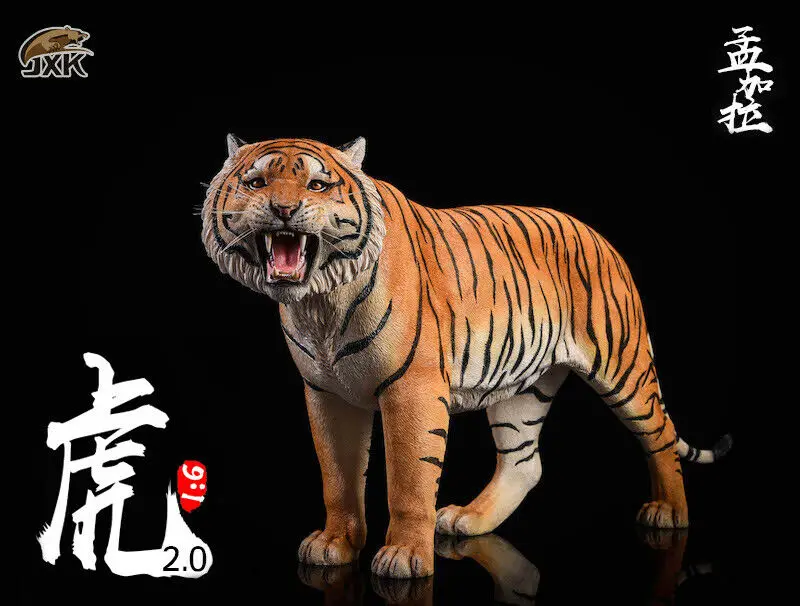 41 см 1/6 Panthera Tigris Бенгальский Тигр JXK020 ревущий Тигр статуя животного модель игрушки подарок Модель Коллекция смолы для фанатов подарок