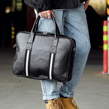 

Tidog Fashion Cross-Section Simple Large-Capacity Computer briefcase