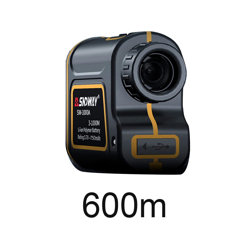 

Easy Apply Optical Lens Handheld Measure Distance Meter With Lanyard USB Charging Outdoor Rangefinder Plastic IP54 High Accuracy