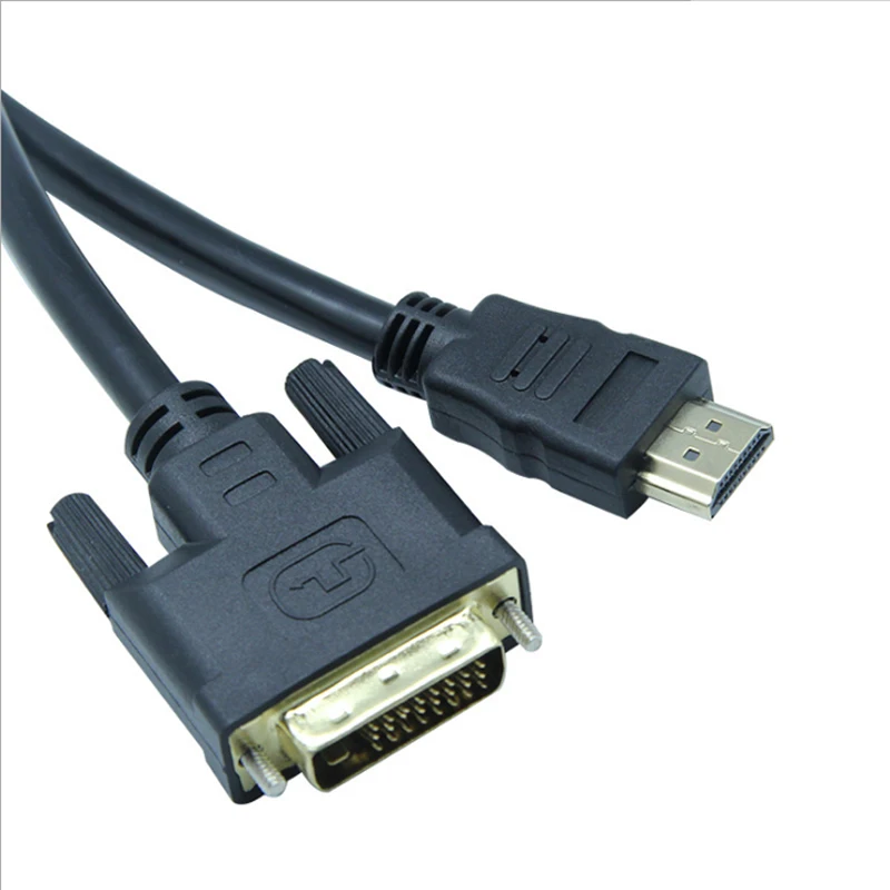 

1080P 3D HDMI to DVI HDMI cable 24+1 pin adapter cables for LCD DVD HDTV XBOX High speed DVI hdmi cable 1.5m 3m 5m 10m 15m 20m