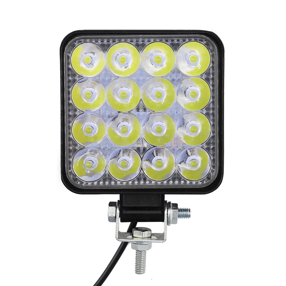 16LED 48 Вт автомобильный 12 В 24 Светодиодный точечный светильник рабочий бар 6500 К