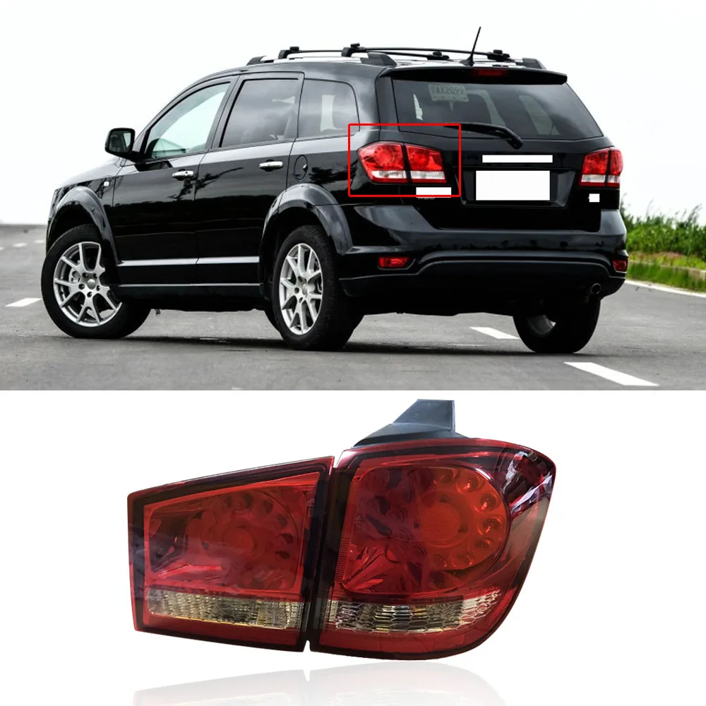 CAPQX For Dodge For Journey CUV 2015 2016 Rear Bumper Brake light