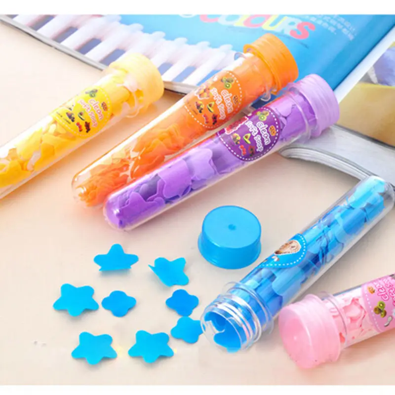 Tube Mounted Soap Aromatherapy Rose Flower Portable Travel Tube Mounted Soap Paper Flower Bath Flakes