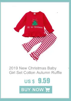 3pcs Christmas Newborn Baby Boys Girls Clothing Santa Print Sweater+ Pants+ Hat Pajama Outfits Children Xmas costumes