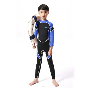 

New Design Boys Girls 1 Set Soft Breathable Sun Protection Quick Dry Thermal Diving Snorkeling Swimming Wetsuit Neoprene