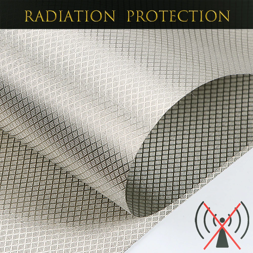 Faraday Fabric 44'' x 36'' Emf Protection Fabric, Military Grade RFID  Shielding Fabric Signal Blocking Material 1 Yard, EMF Shielding, Cell Phone