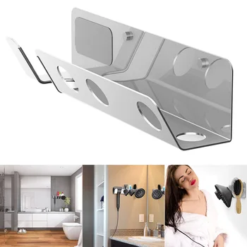 

Hair Dryer Wall Mount Holder Aluminum Alloy Bracket Holder for Dyson Supersonic Hair Dryer JS23