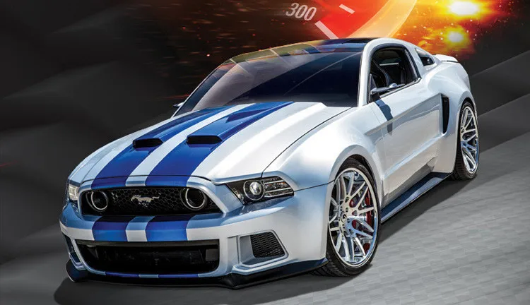 Изысканная 1:24 модель из сплава Mustang GT, модель спортивного автомобиля, коллекция премиум и gif