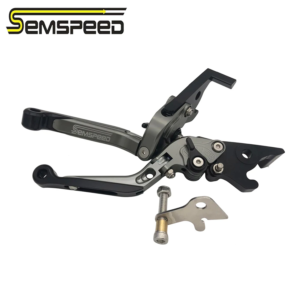 SEMSPEED ЧПУ XMAX300 250 с отверстиями для парковочных Функция тормозные рычаги для XMAX 300 X-MAX 250 XMAX250 рычаг