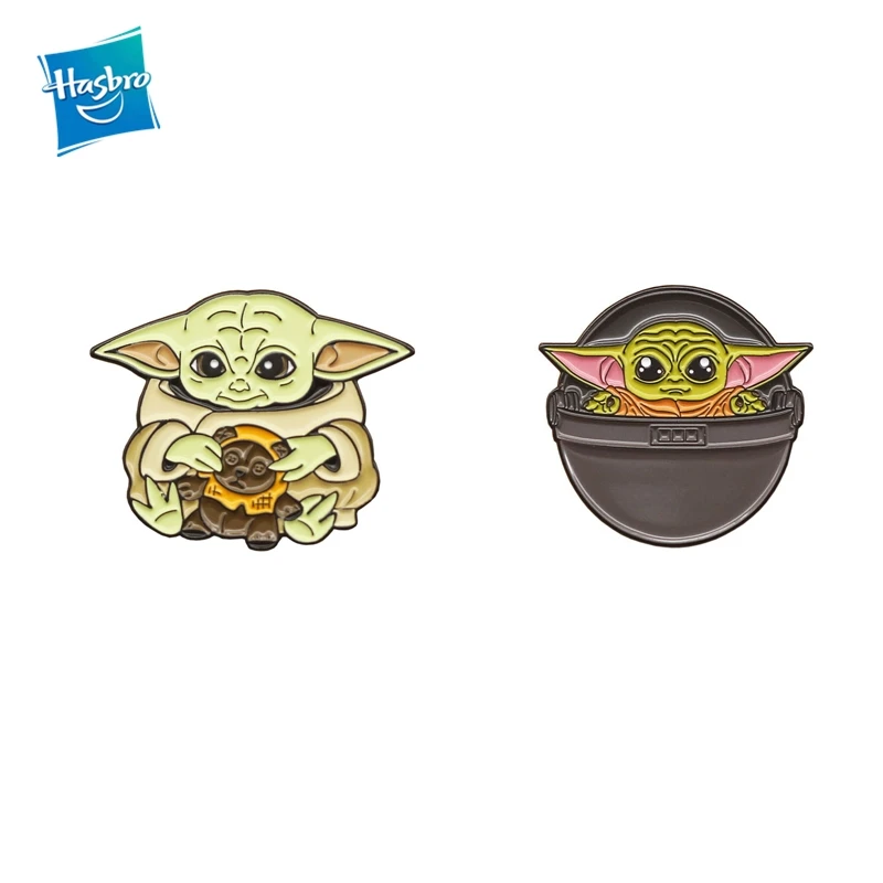 Hasbro Star Wars baby yoda мультфильм изображение брошь личность оригинальность
