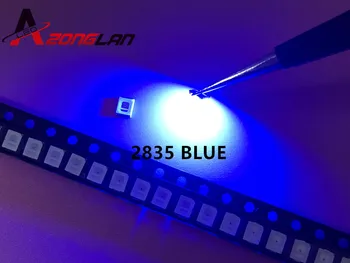 

500PCS/lot SMD LED 2835 Blue Light 0.2W 460-465nm SMD 2835 LED 3.0~3.4V Blue led