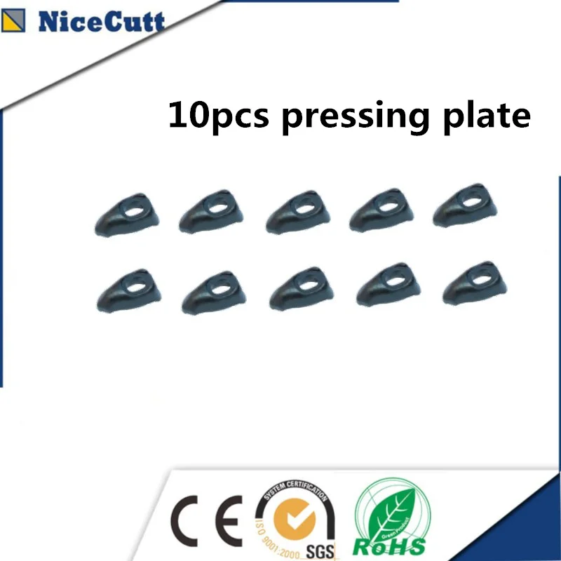 NiceCutt 10 шт. DYB2313 прессовочная пластина для DDJNR/L, стальные держатели токарных инструментов