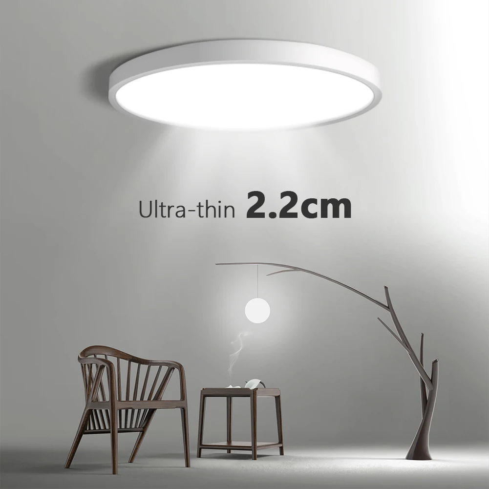 

LED Ceiling Light Round 9W 18W 24W 28W 38W AC85-265V Modern Cold Warm White Mounted for Living Room lighting Mounted Surface