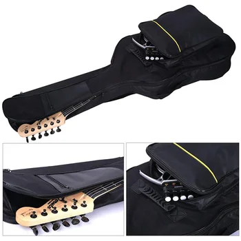 

Guitar Bag Thicken Cover Case Padded Protective Reinforced Oxford Cloth Full Size Zipper Waterproof Carry Travel Soft Interior