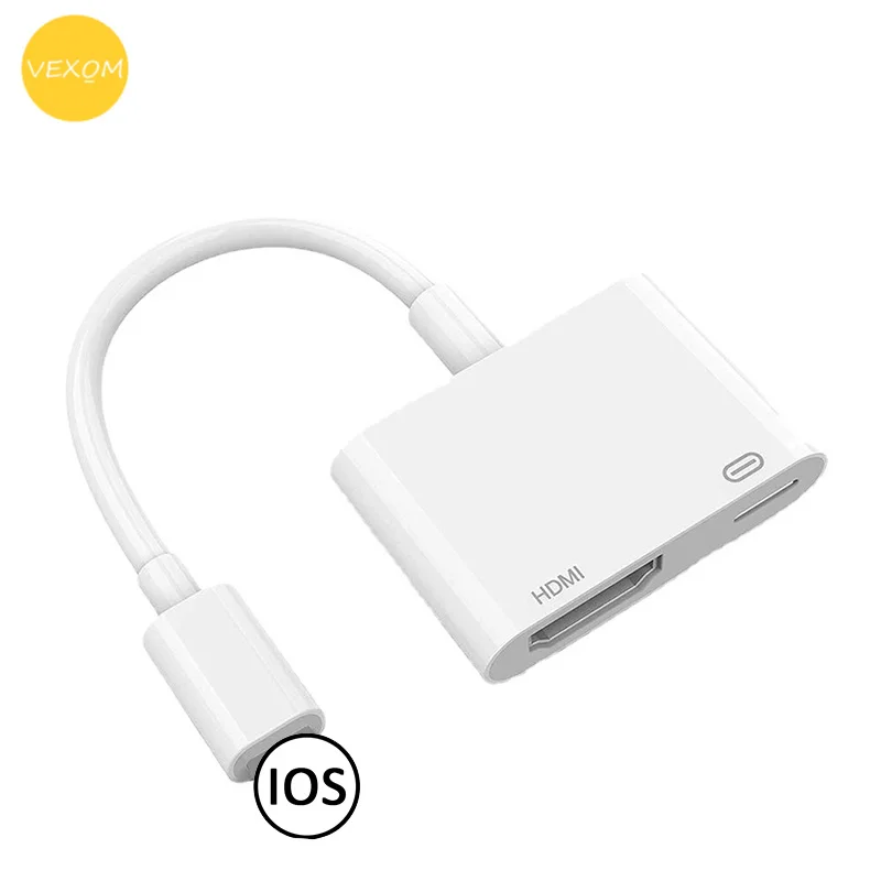 Vexom LT To HDMI-호환 어댑터 TV 1080P HD 디지털 AV 어댑터 변환기, 아이폰 iPad HDMI 호환 TV 화면 케이블