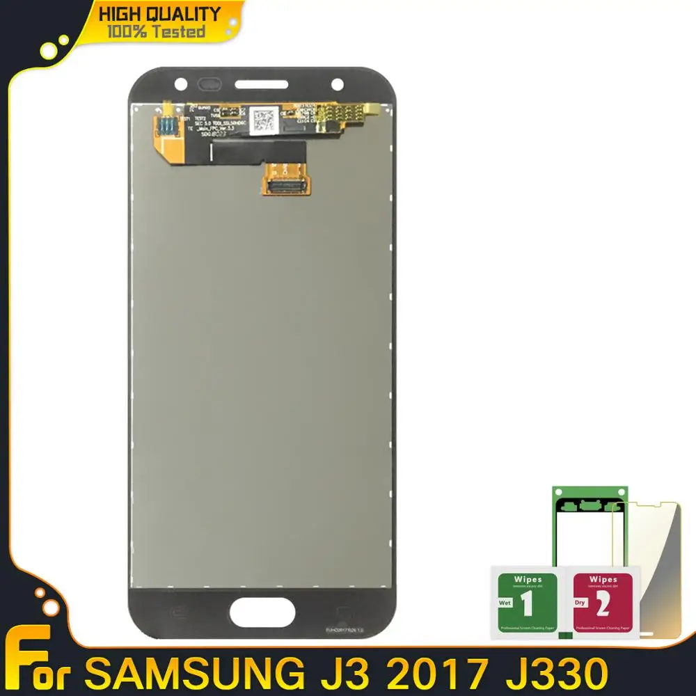 Super AMOLED LCD For Samsung Galaxy J3 2017 J330 J330F Screen Display Touch Digitizer Assembly 100% Tested Working | Мобильные