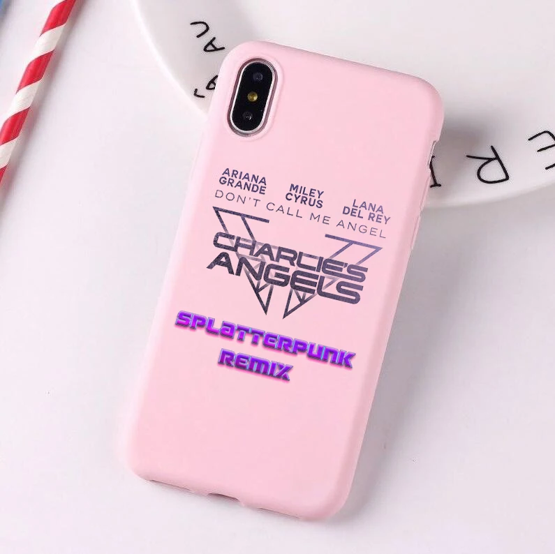 Ариана Гранде Don't Call Me Ангел Цветной Мягкий силиконовый чехол для iPhone 6/6s, i11 pro7/8, 7 Plus/8 Plus, X, K, XS, XR, XSMax