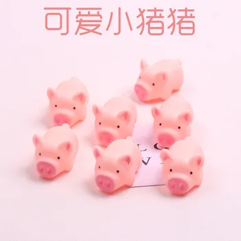 

Cute Piggy Small Doll Photo Shoot Photo Props Background Pink GIRL'S Heart Room Decorative