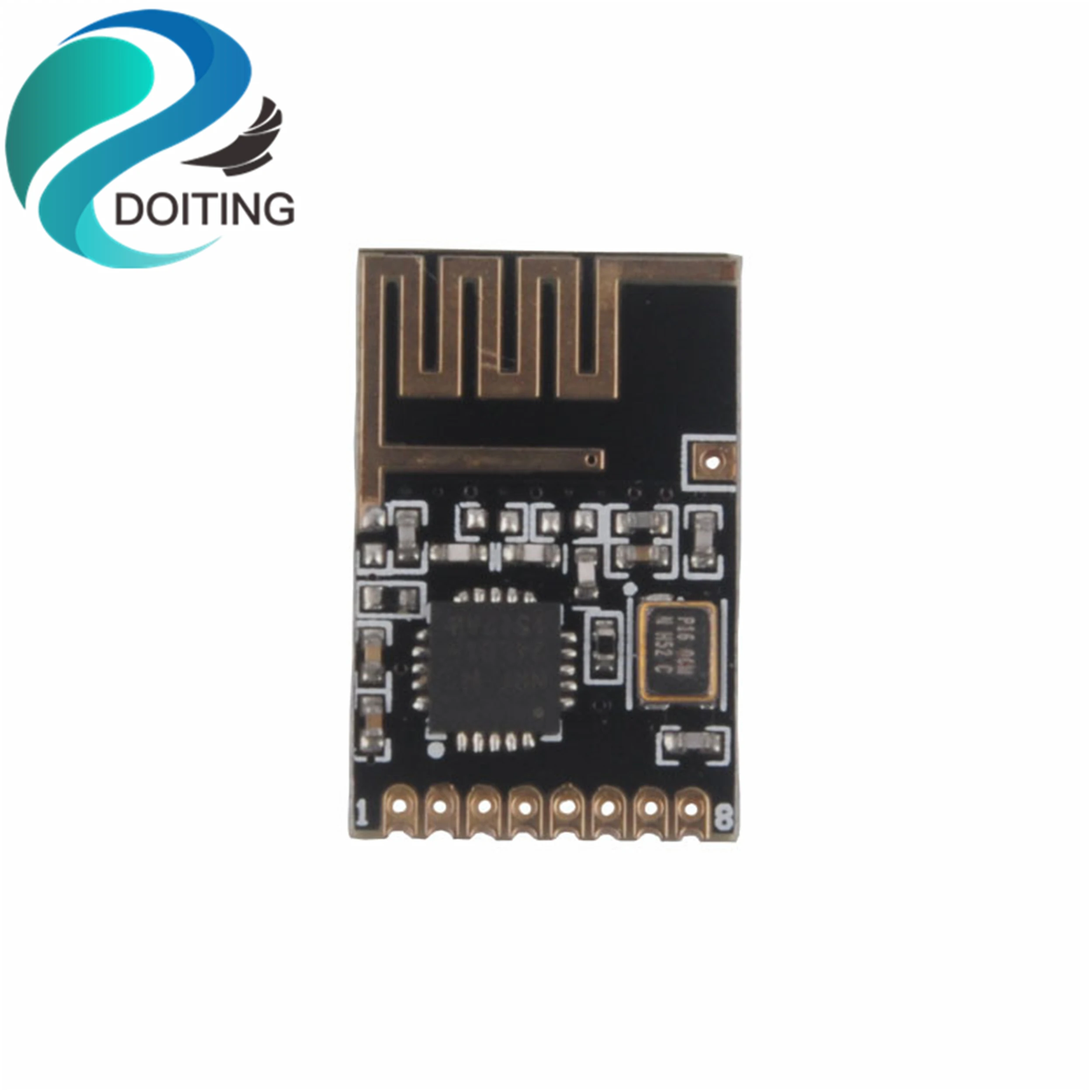 DOITING 2,4G патч беспроводной Wifi модуль XH-NF-03 бортовой антенной SPI интерфейс IoT модуль 100 МВт мощность дистанционное управление