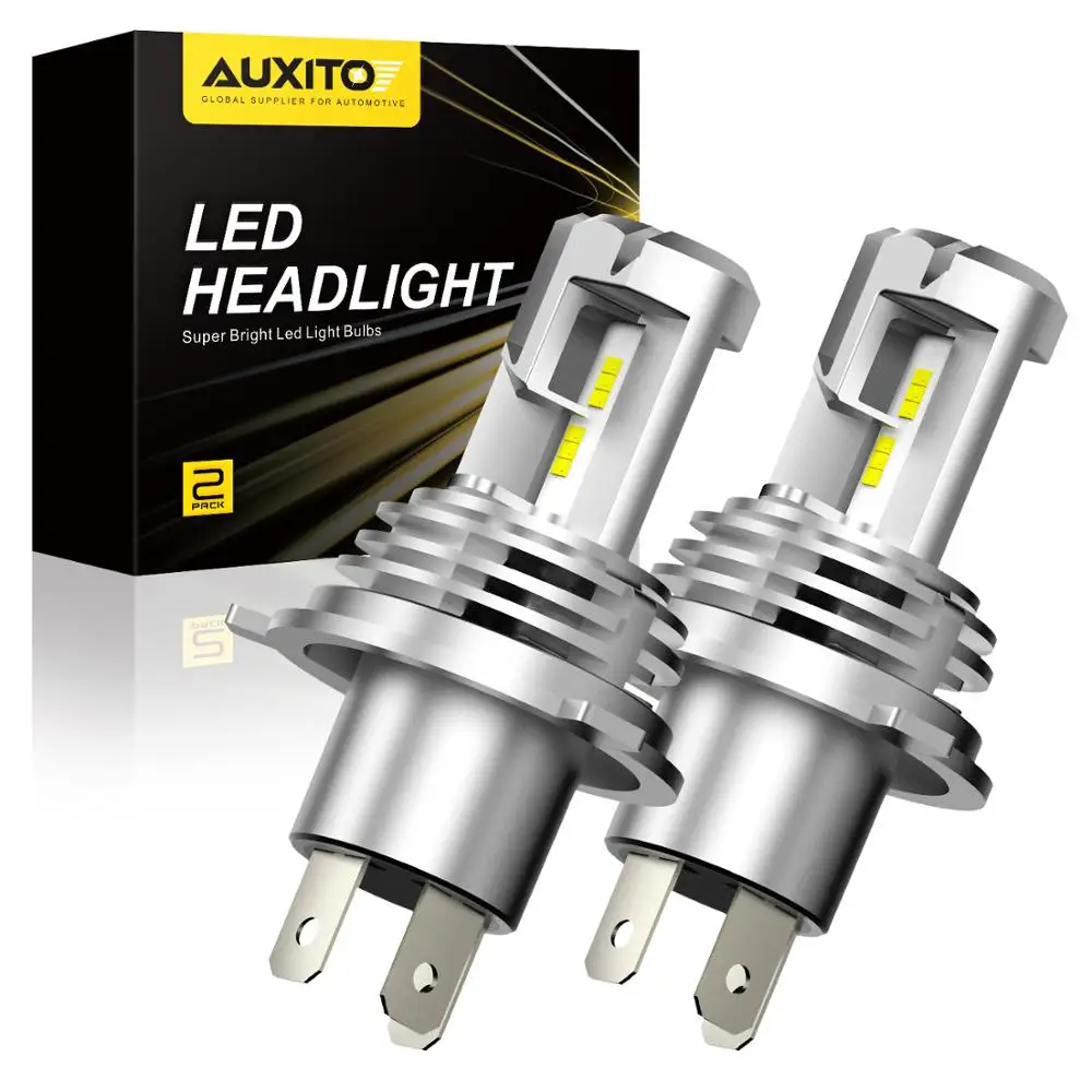 2Pcs AUXITO Canbus 9005 Slim Led Headlight Bulb No Error 6500K White HB3 H8  H9 H11 9006 HB4 9012 80W for BMW Audi VW Discovery 2