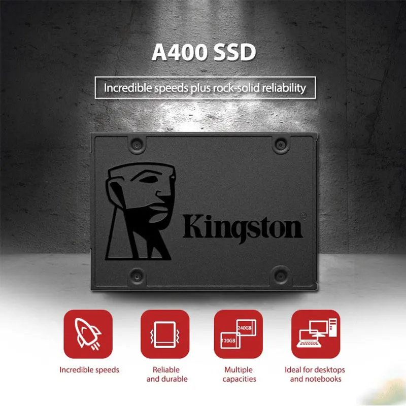 Жесткий диск Kingston Sata SSD A400 SATA III 2 5 дюйма 480 120 ГБ 240 ГБ|Внутренние твердотельные