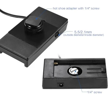 

F970 NP-F Series Battery Power Supply Plate Mount System with Full-Decoding Dummy Battery for Canon LP-E6 DC Battery for Canon 5