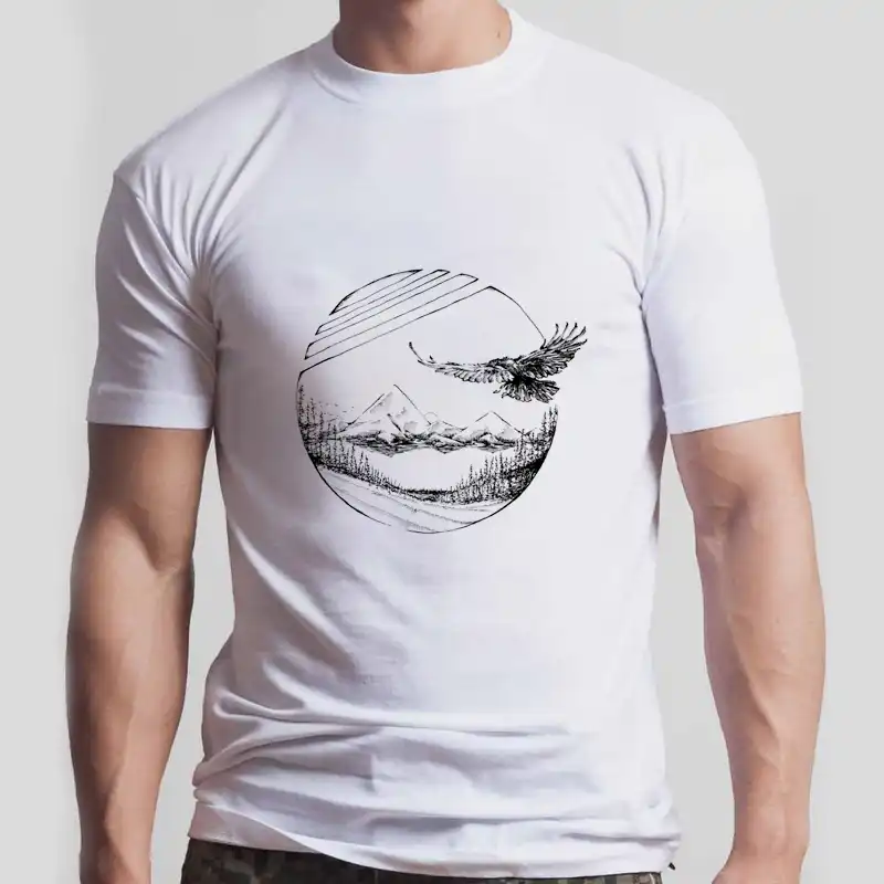 mens slim fit graphic tees