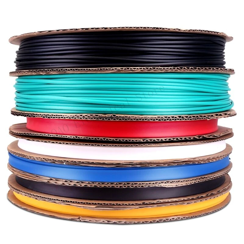 2.5mm 200meter/lot 7 Colors Cable Sleeve Shrinkage Ratio 2:1 Shrink Wrap Shrink Tube Heat Shrink Tubing Tube Heat Shrink Tubing