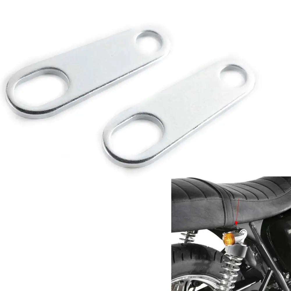 Steel Triple Action Motorcycle Motorbike LED Indicators STOP Tail Light Bike Turn Signal Light Brake Lights Blinker Lighting - Цвет: Chrome