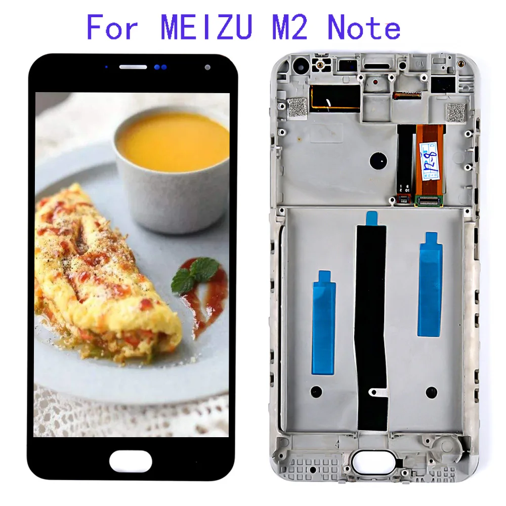 ЖК-дисплей для MEIZU M2 Note M571H M571M M571C M571U Meilan 2 сенсорный экран в сборе с рамкой