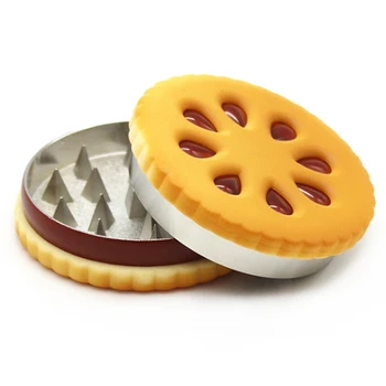 

5 Pcs Diameter 30mm Herb Weed Grinder 3 Layers Biscuit Shape Tobacco Grinder Spice Crusher Smoke Cigarette Accessories