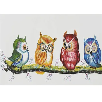 

Lovely Owl Diamond Painting Handicrafts 5D Animal Diamond Embroidery DIY Cross Stitch Mosaic European Home Wall Decor Painting