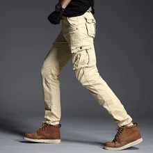 Камуфляжные брюки для мужчин, рабочие брюки для мужчин с несколькими карманами, армейские термостойкие Pantalon, мужские военные камуфляжные брюки, мужские хлопковые брюки