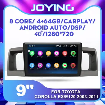 

JOYING HD 9'' Head Unit Android 8.1 1 din car multimedia DVD player GPS auto Radio for TOYOTA Corolla E120 e 120 WIFI stereo