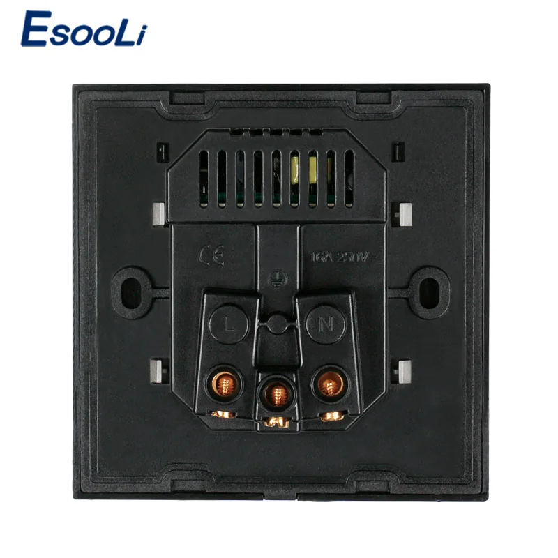 Esooli черное настенное зарядное устройство с двойным USB портом для зарядки 5 в 2 1 А
