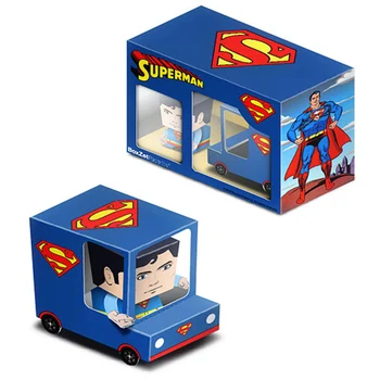 

DC Superman Van Car Cubee Box Ornaments Folding Mini Cute 3D Paper Model Papercraft DIY Kids Adult Handmade Craft Toys ER-008