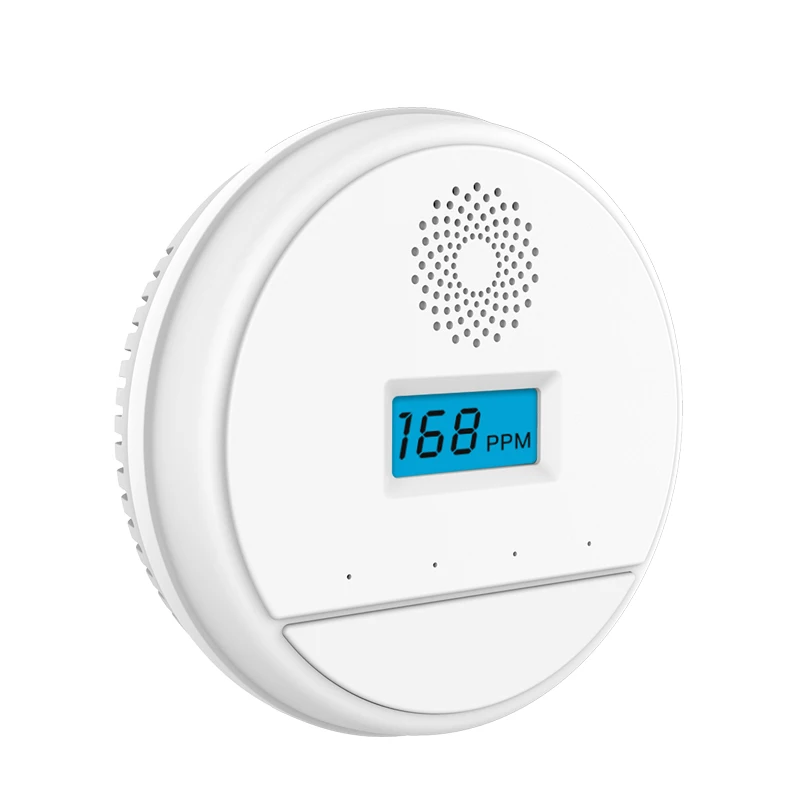 LCD CO Sensor Work Alone Built In 85dB Siren Sound Independent Carbon Monoxide Poisoning Warning Alarm Detector